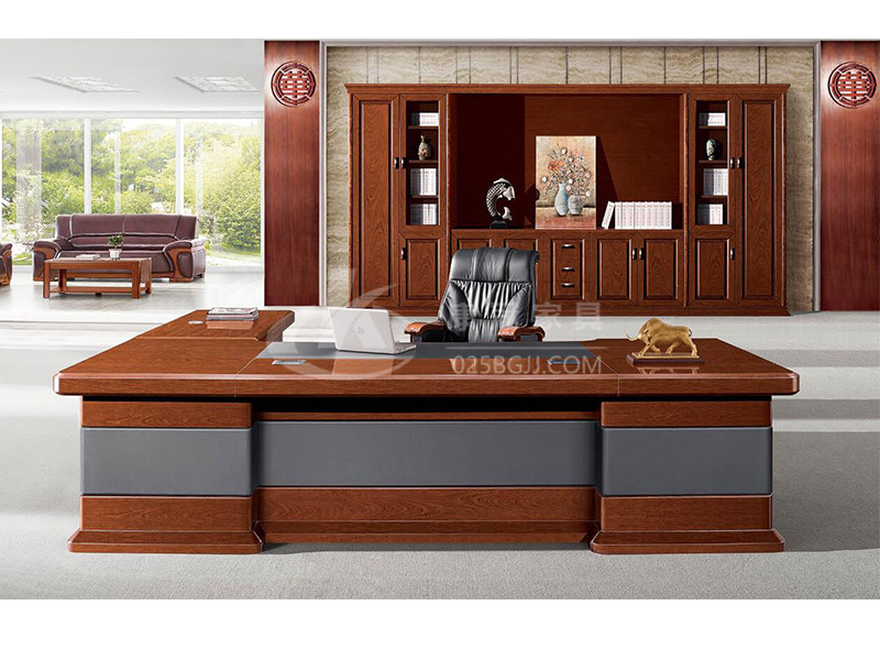 實木老板桌-13